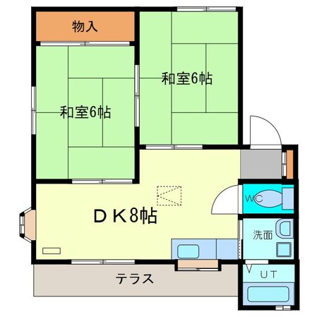 ホシノホームⅠの物件間取画像